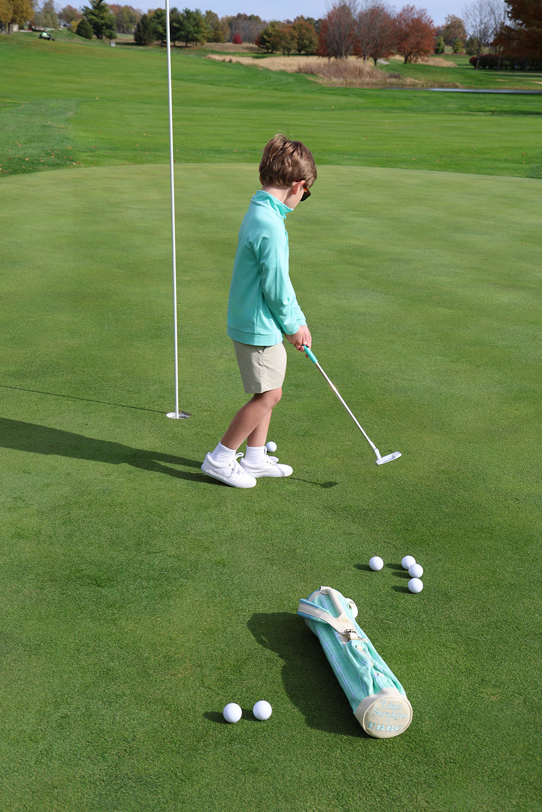 Pelham Manor Plaid - T.B.B.C x Little Sundays - Toddler Golf Bag