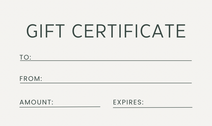 Little Sundays Golf Gift Card